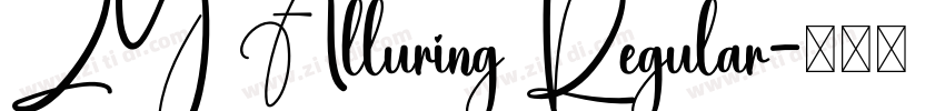 ZY Alluring Regular字体转换